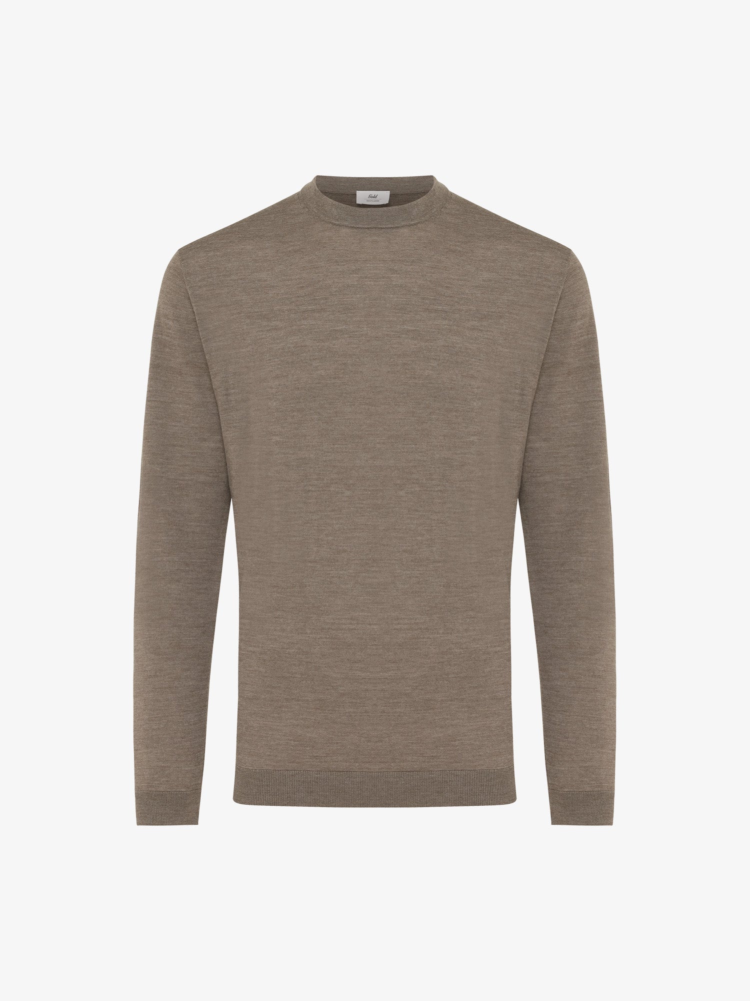 Gentiluomo Trui Ronde Hals - Taupe