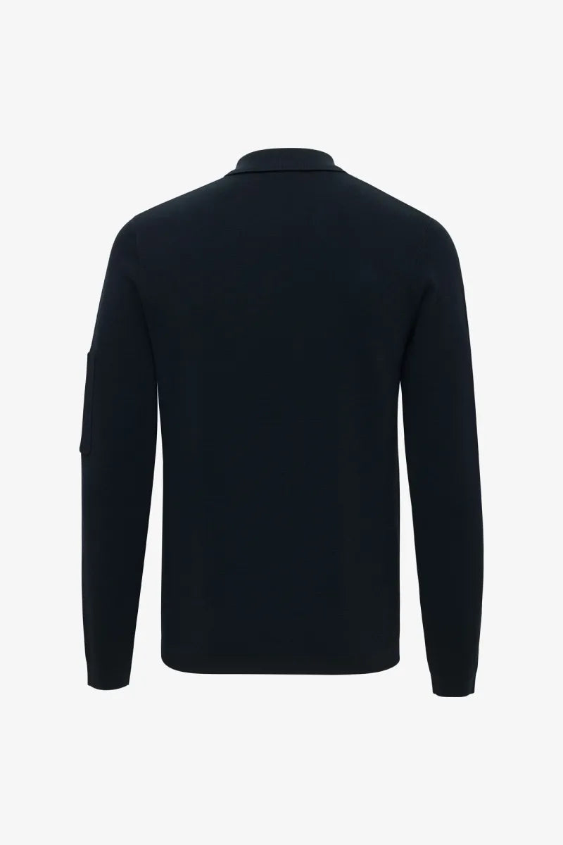 Genti Trui Polokraag - Marine blauw