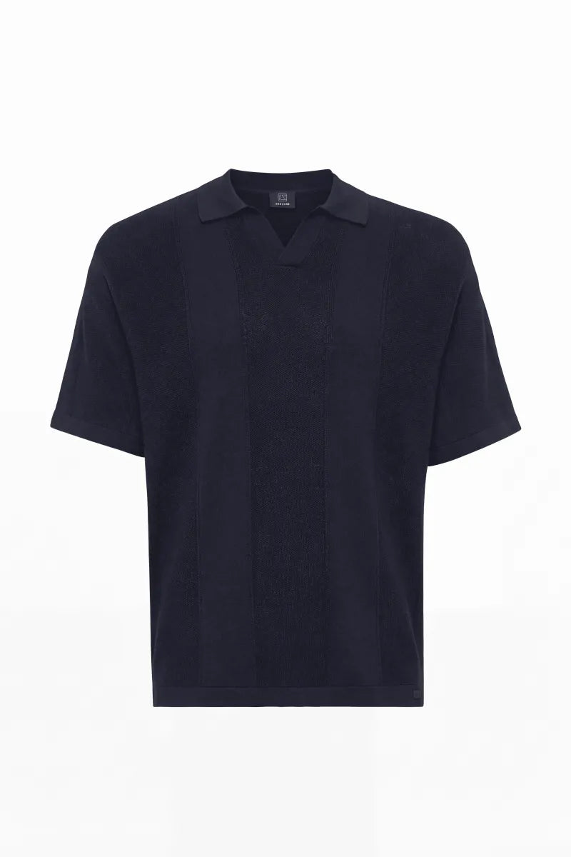 Genti Polo Shirt - Marine blauw
