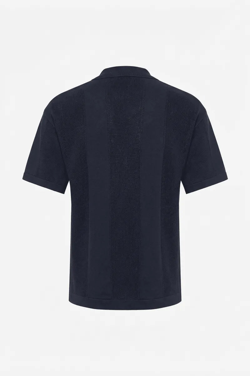 Genti Polo Shirt - Marine blauw