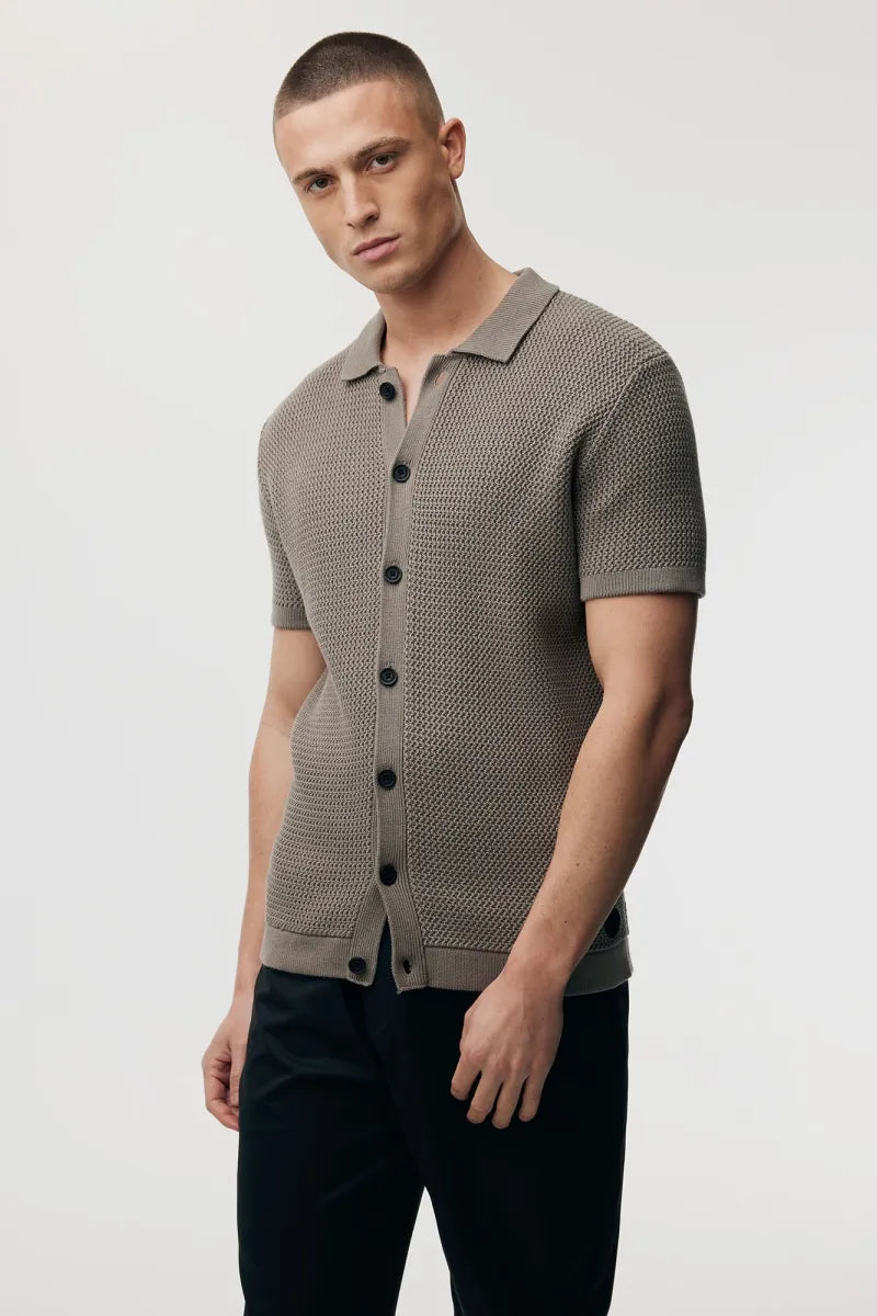 Genti Shirt Casual - Bruin