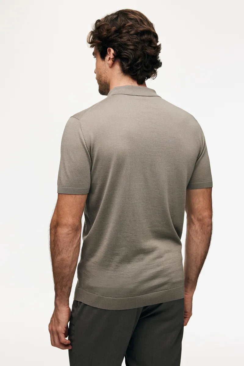 Gentiluomo Trui Ronde Hals - Beige