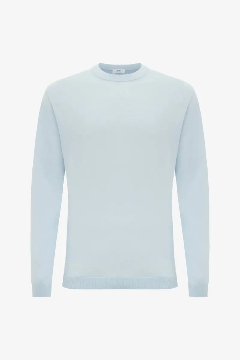 Gentiluomo Trui Ronde Hals - Lichtblauw