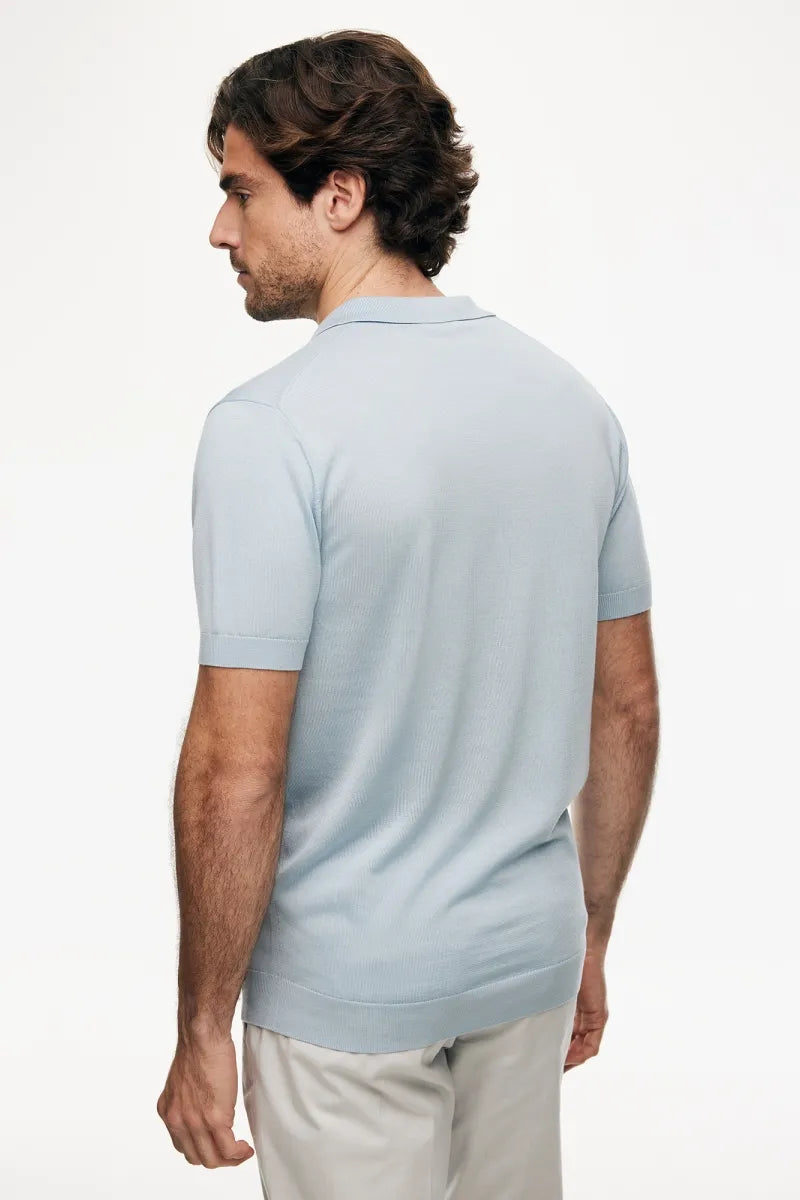 Gentiluomo Polo Shirt - Lichtblauw