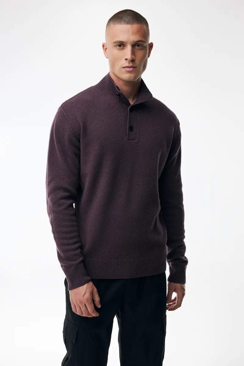 Genti Trui Turtle Neck - Bordeaux