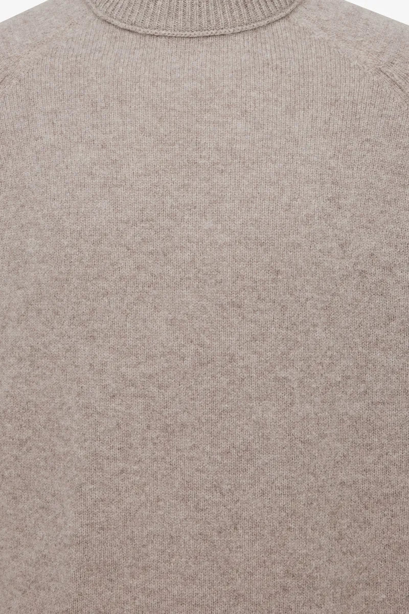 Genti Trui Ronde Hals - Naturel