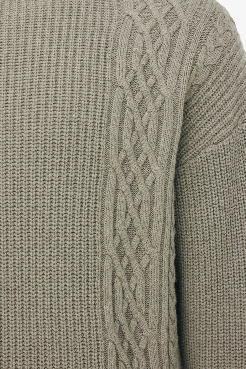 Genti Trui Ronde Hals - Groen
