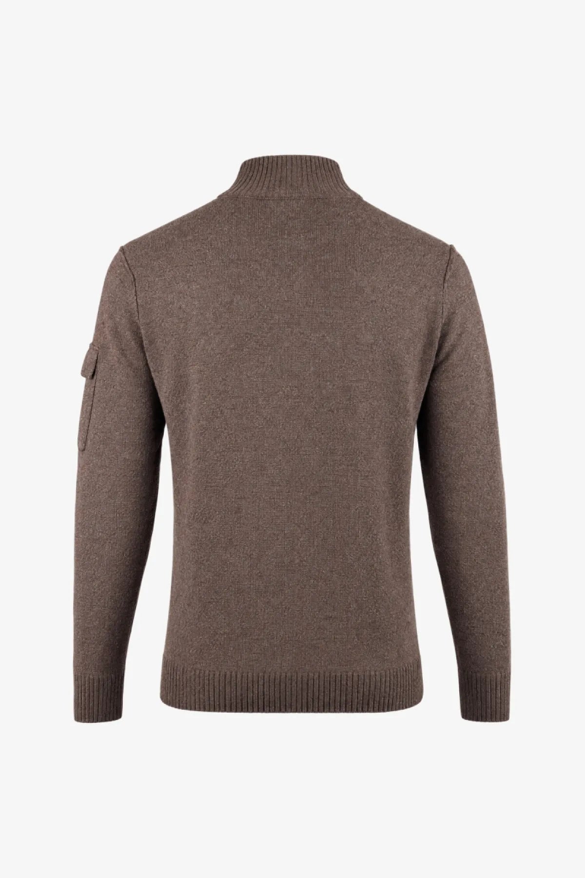 Genti Trui Turtle Neck - Bruin