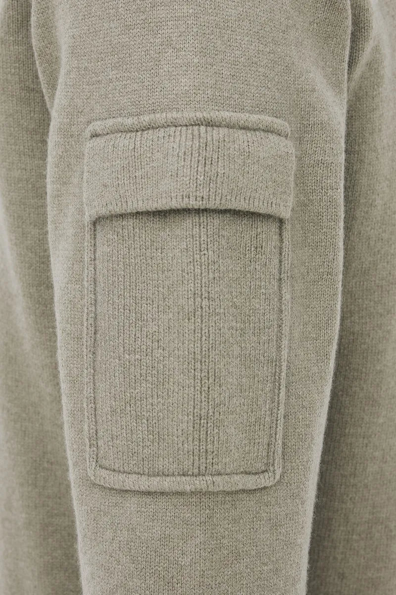Genti Trui Turtle Neck - Groen