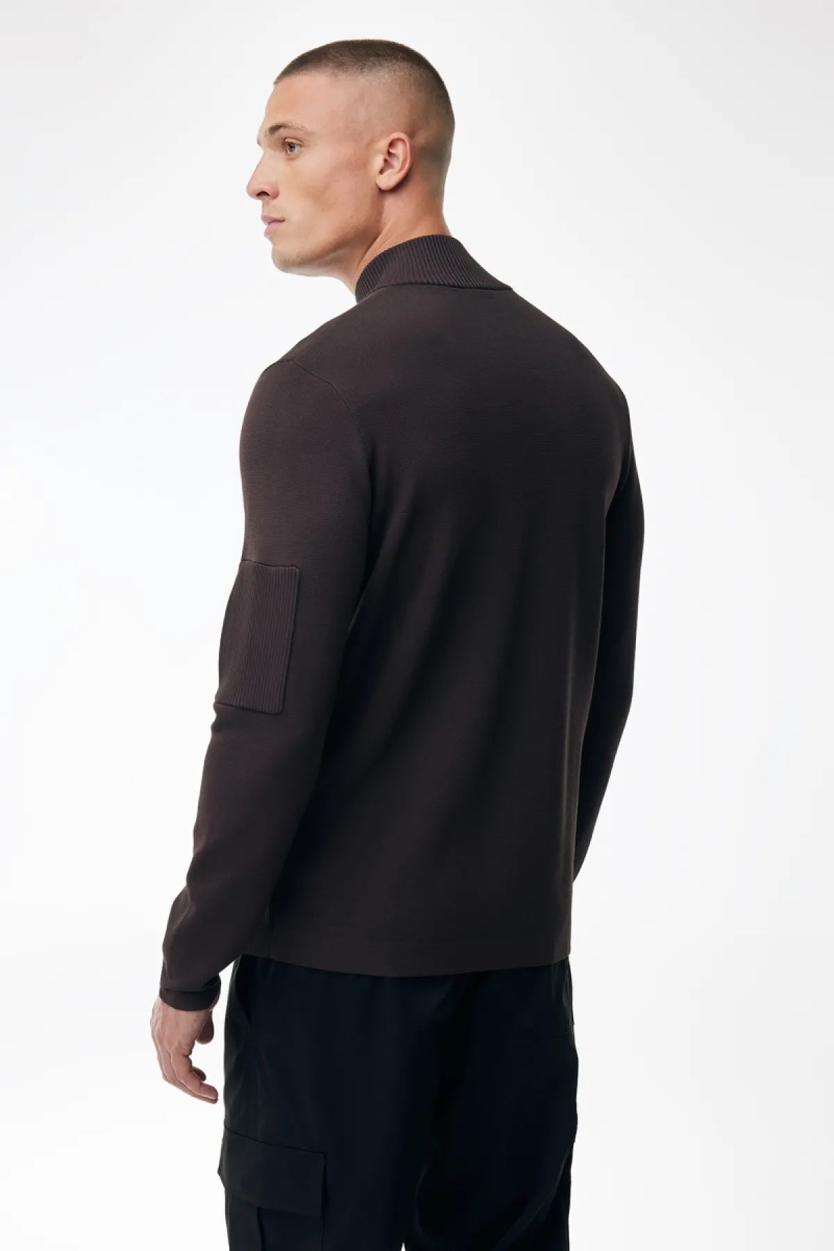 Genti Trui Turtle Neck - Bruin