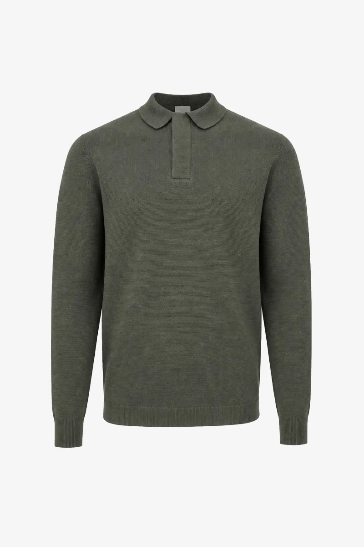 Gentiluomo Polo Shirt Lange Mouw - Groen