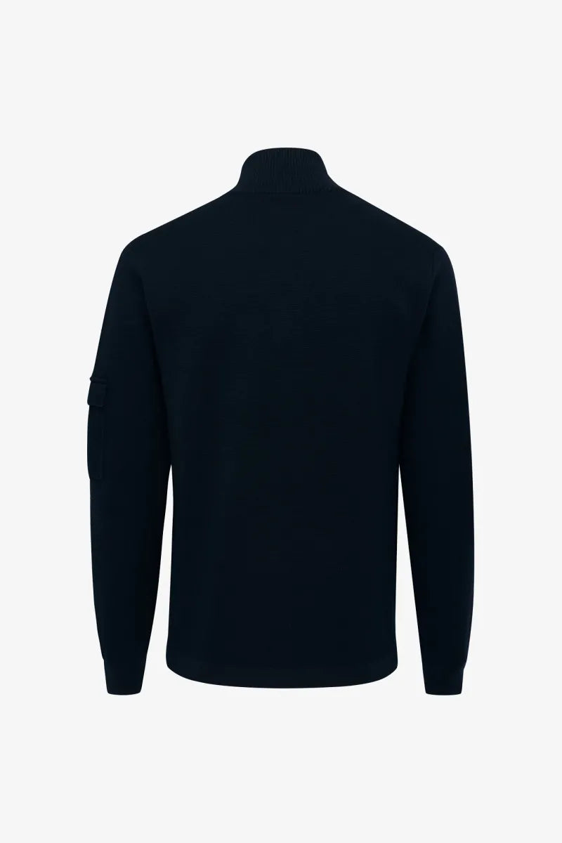 Gentiluomo Trui Turtle Neck - Marine blauw