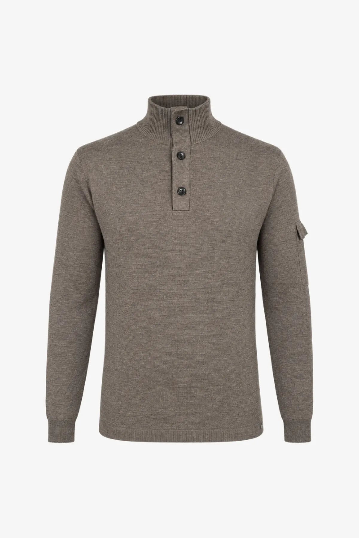 Gentiluomo Trui Turtle Neck - Bruin