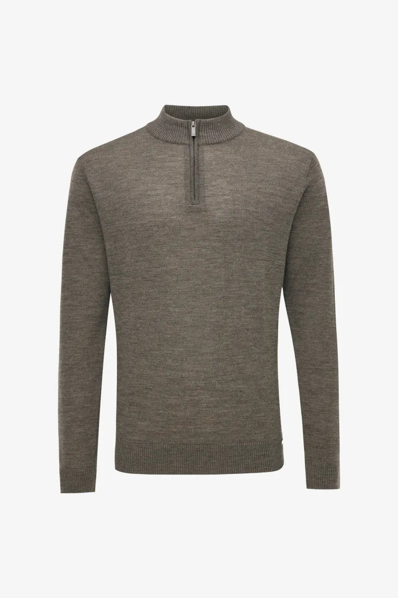 Gentiluomo Trui Turtle Neck - Bruin
