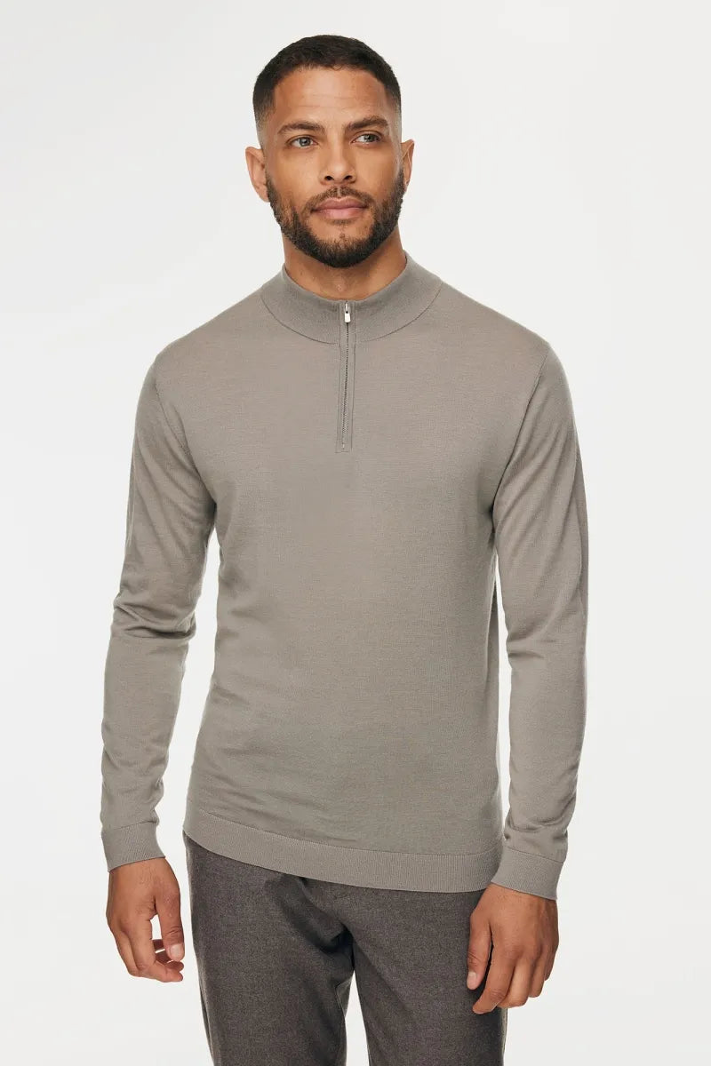 Gentiluomo Trui Turtle Neck - Beige