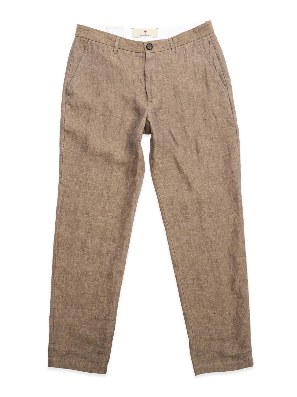 Blue de Genes BGPalco Pantalon Linnen - Lichtbruin