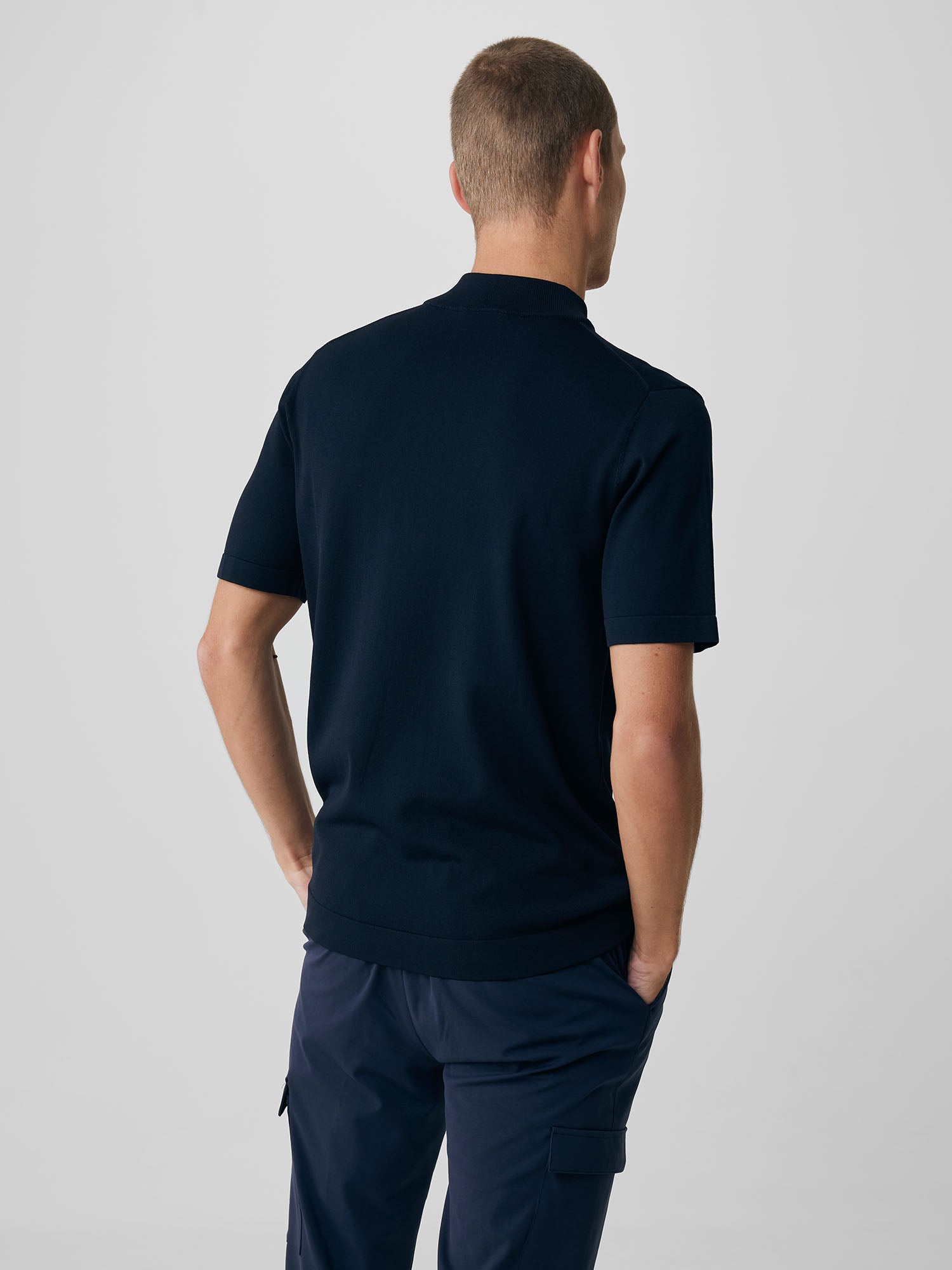 Genti Polo Shirt - Marine blauw