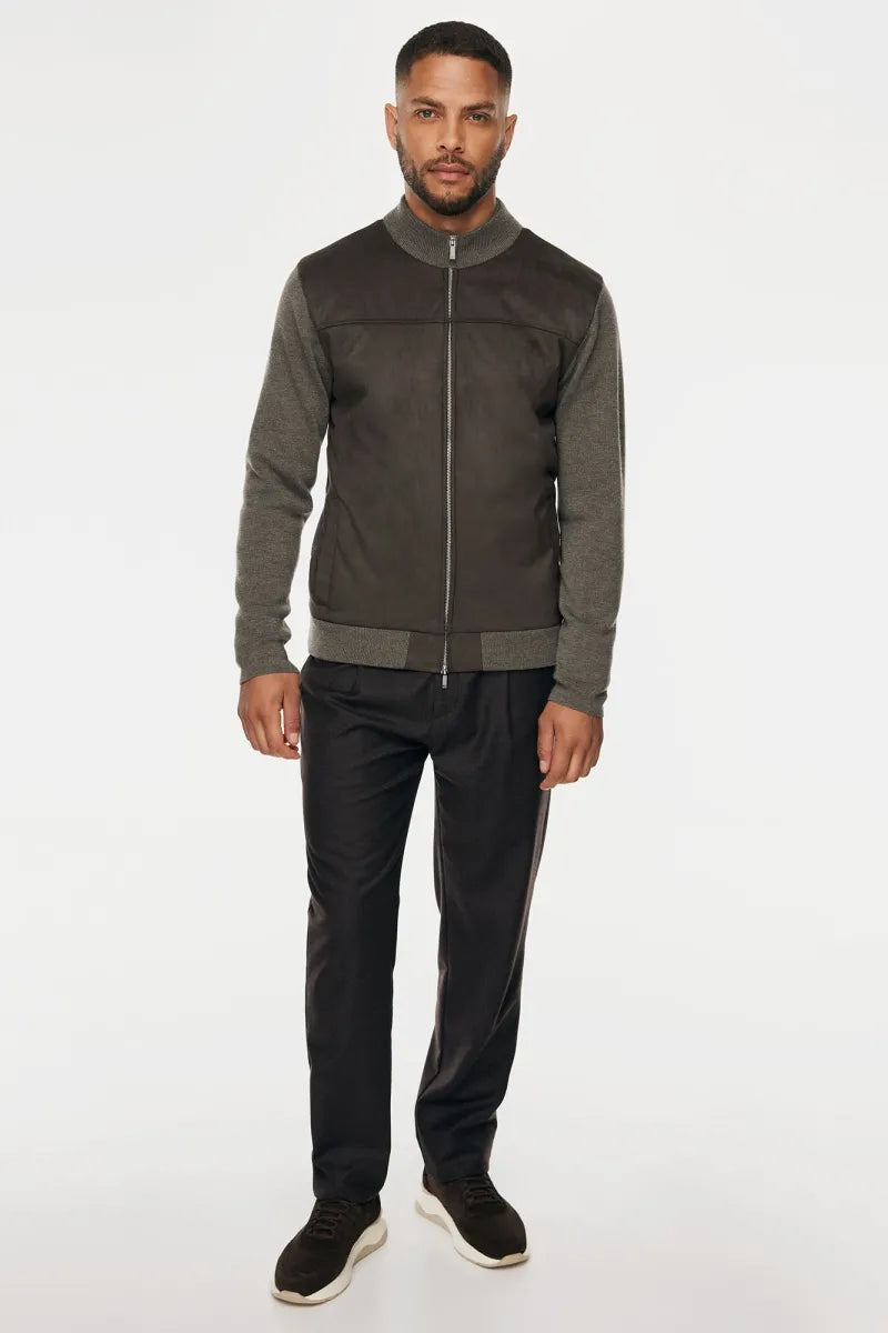 Gentiluomo Pantalon Wol - Bruin