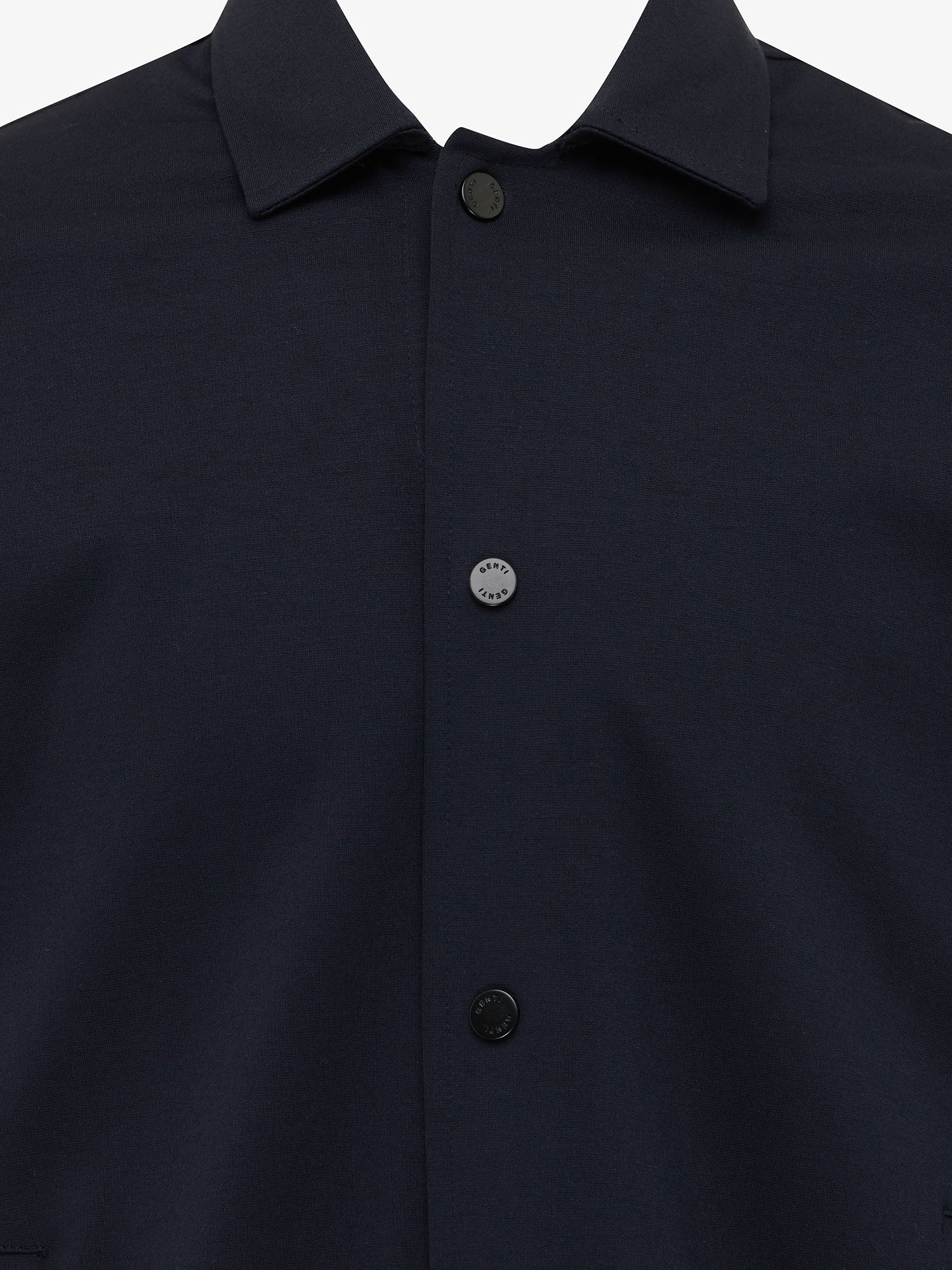 Genti Shirt Casual - Marine blauw