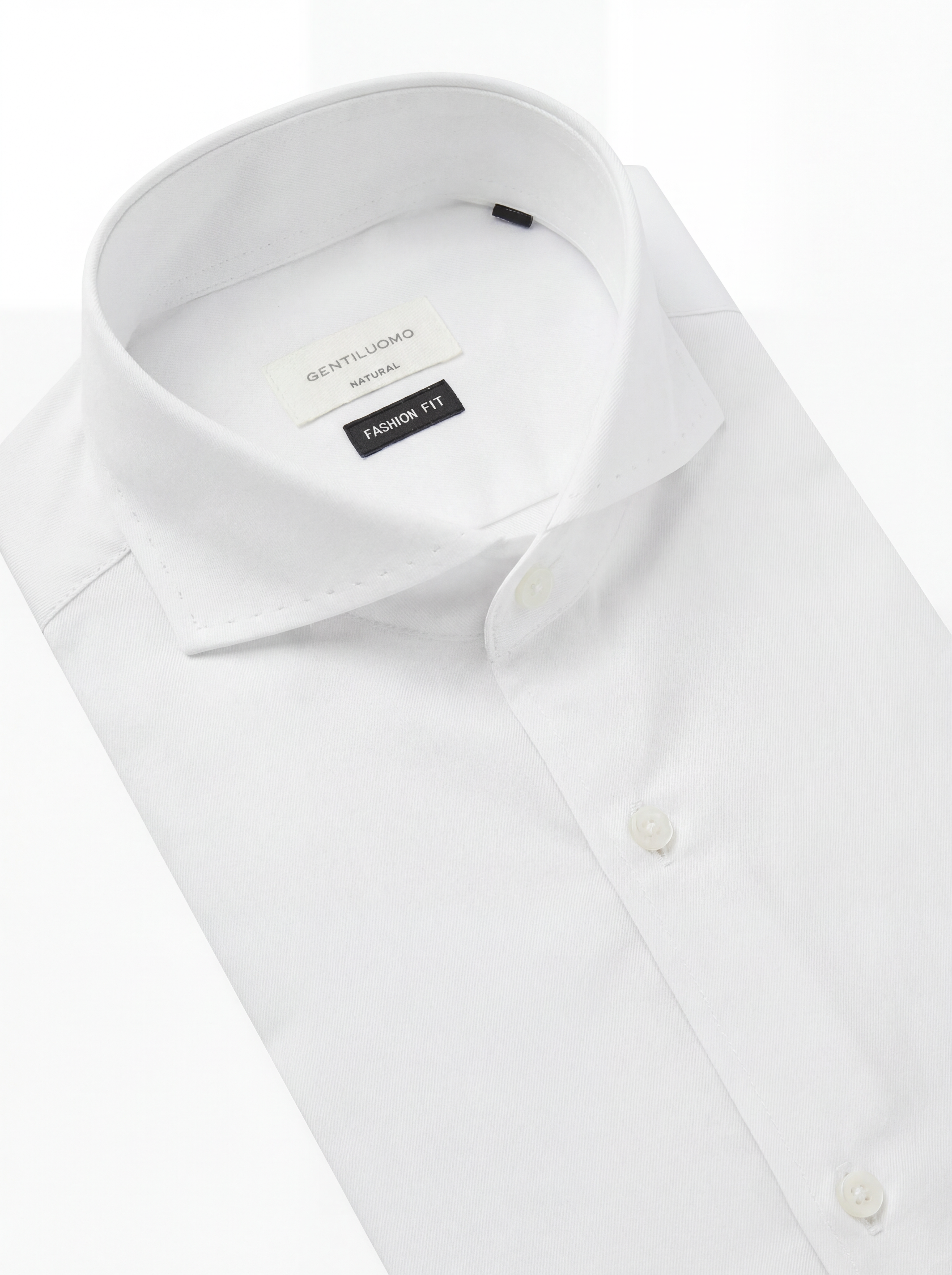 Gentiluomo Shirt Linnen - Wit