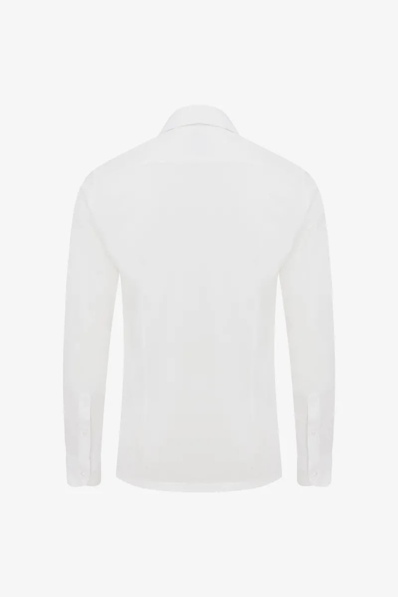 Gentiluomo Shirt Linnen - Wit