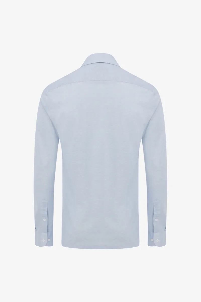 Gentiluomo Shirt Linnen - Lichtblauw