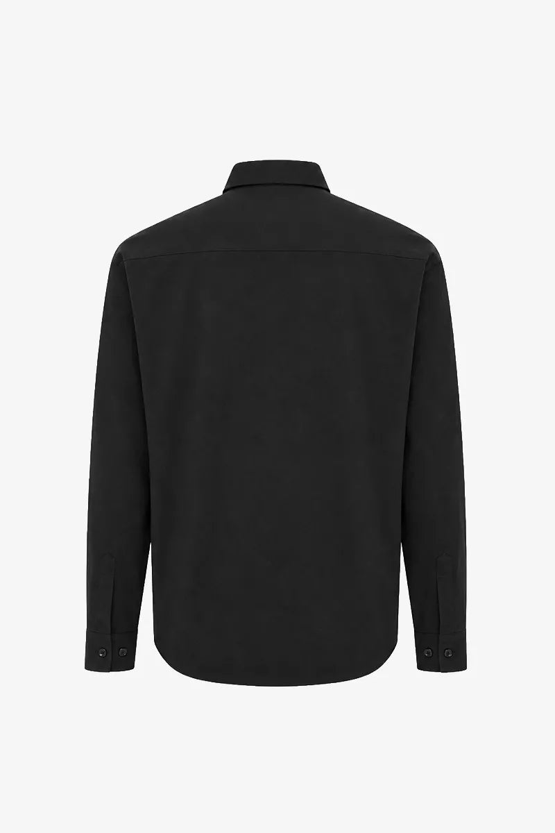Genti Shirt Casual - Zwart