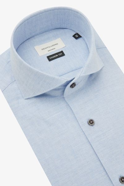 Gentiluomo Shirt Casual - Lichtblauw