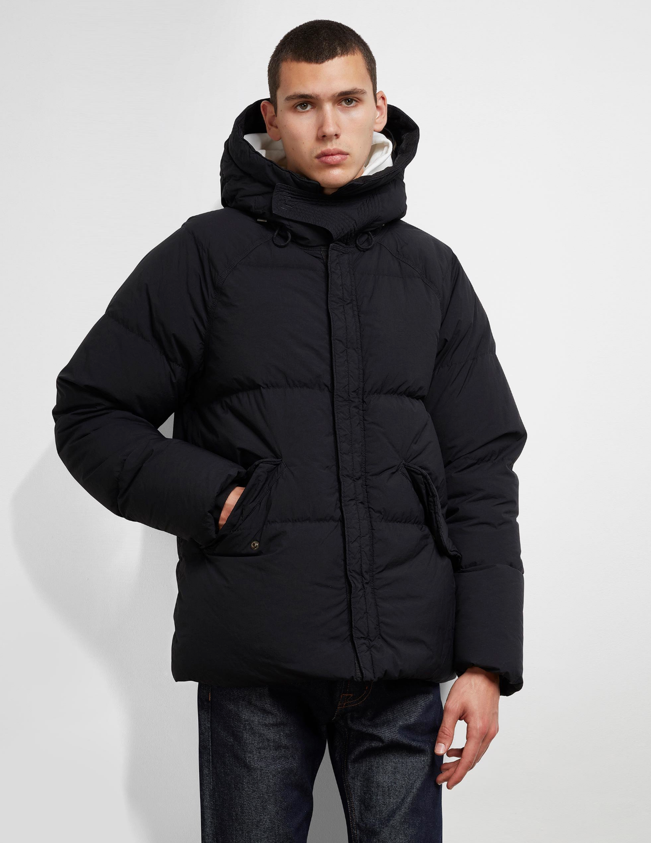 Ten C Artic Down Parka - Marine blauw