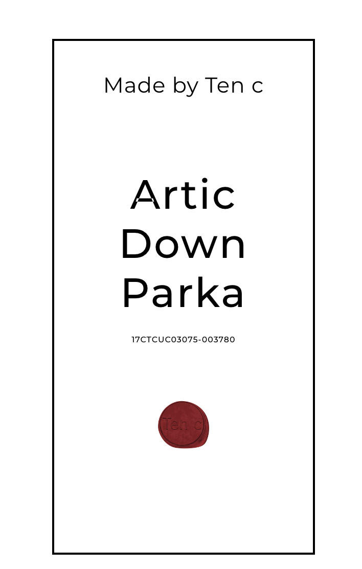 Ten C Artic Down Parka Taupe