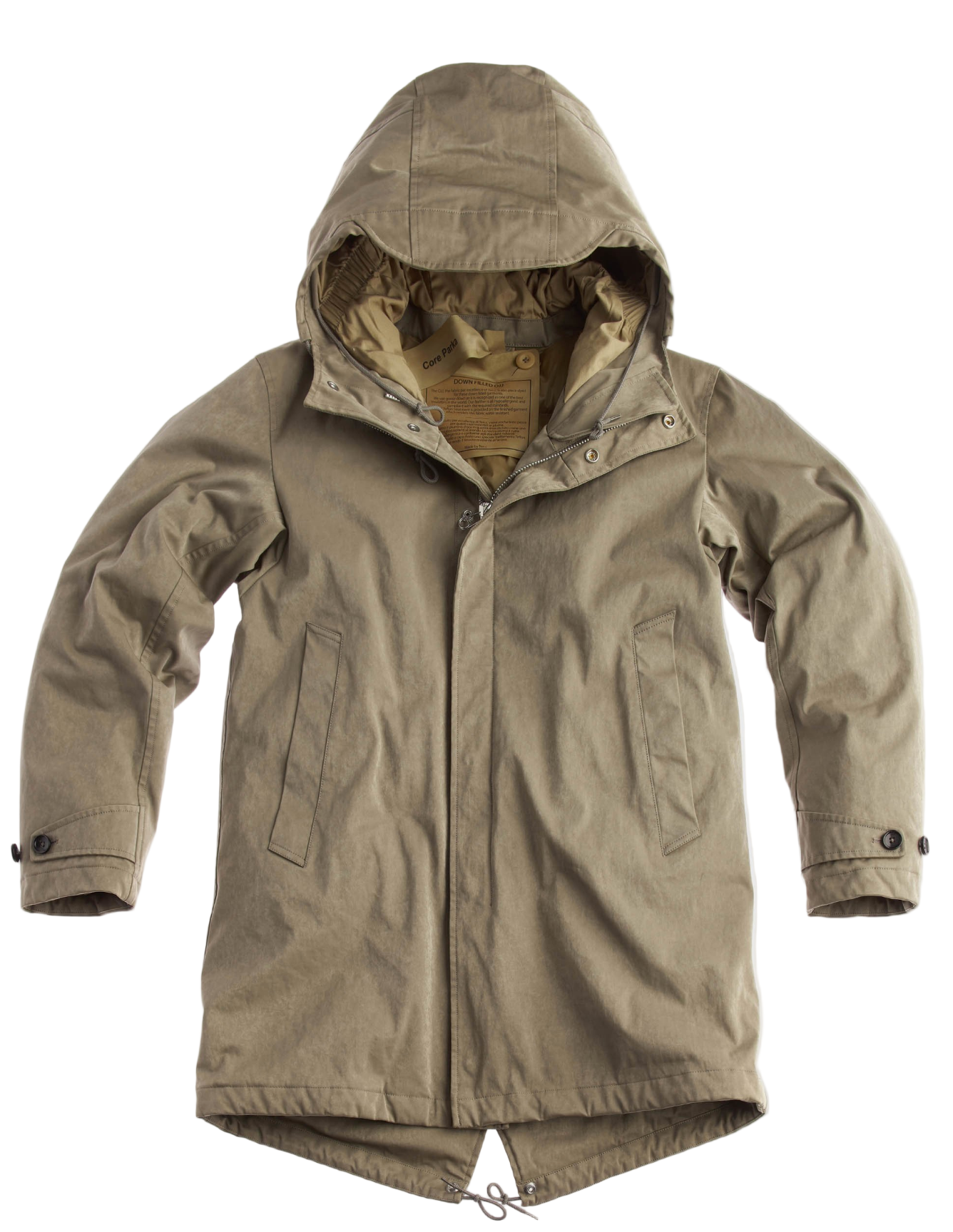 Ten C Core parka - Taupe