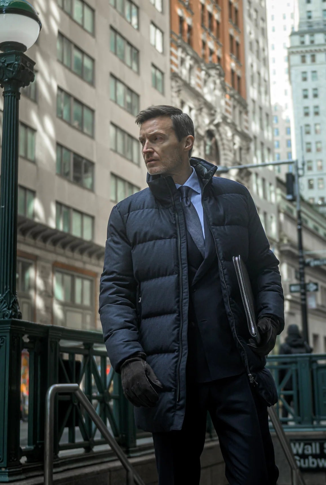 UBR concord parka saville- Marine blauw