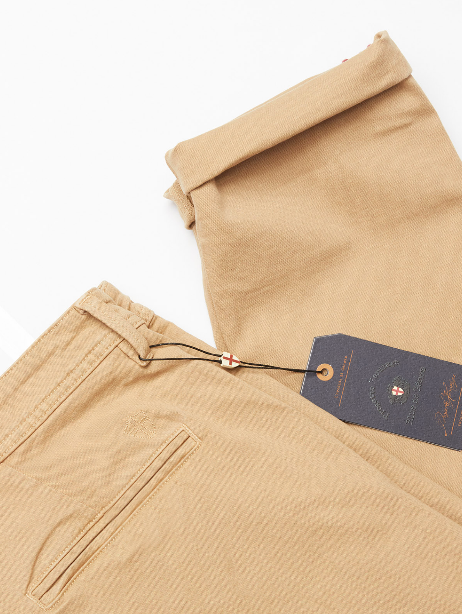Blue de Genes Menzo Dobby chino - Khaki