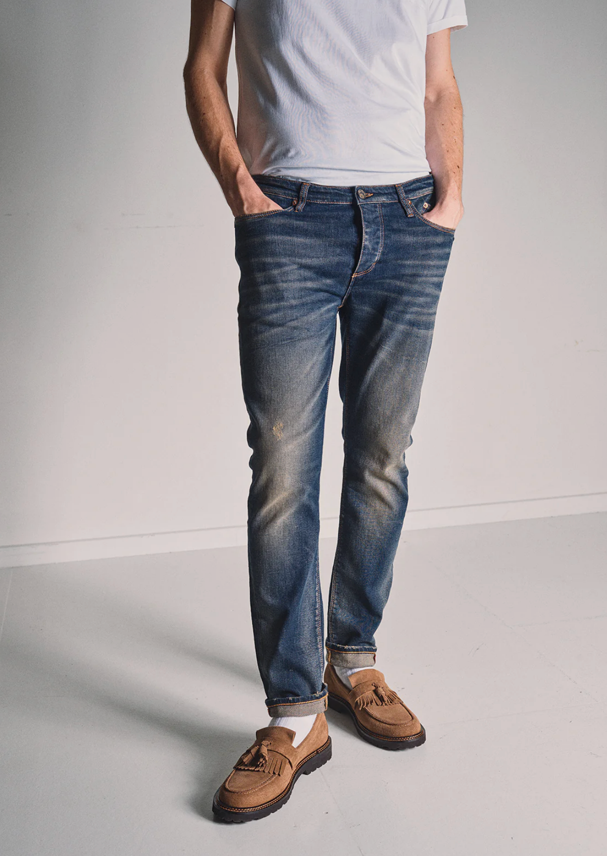 Blue de Genes Vinci Dark Vintage Jeans