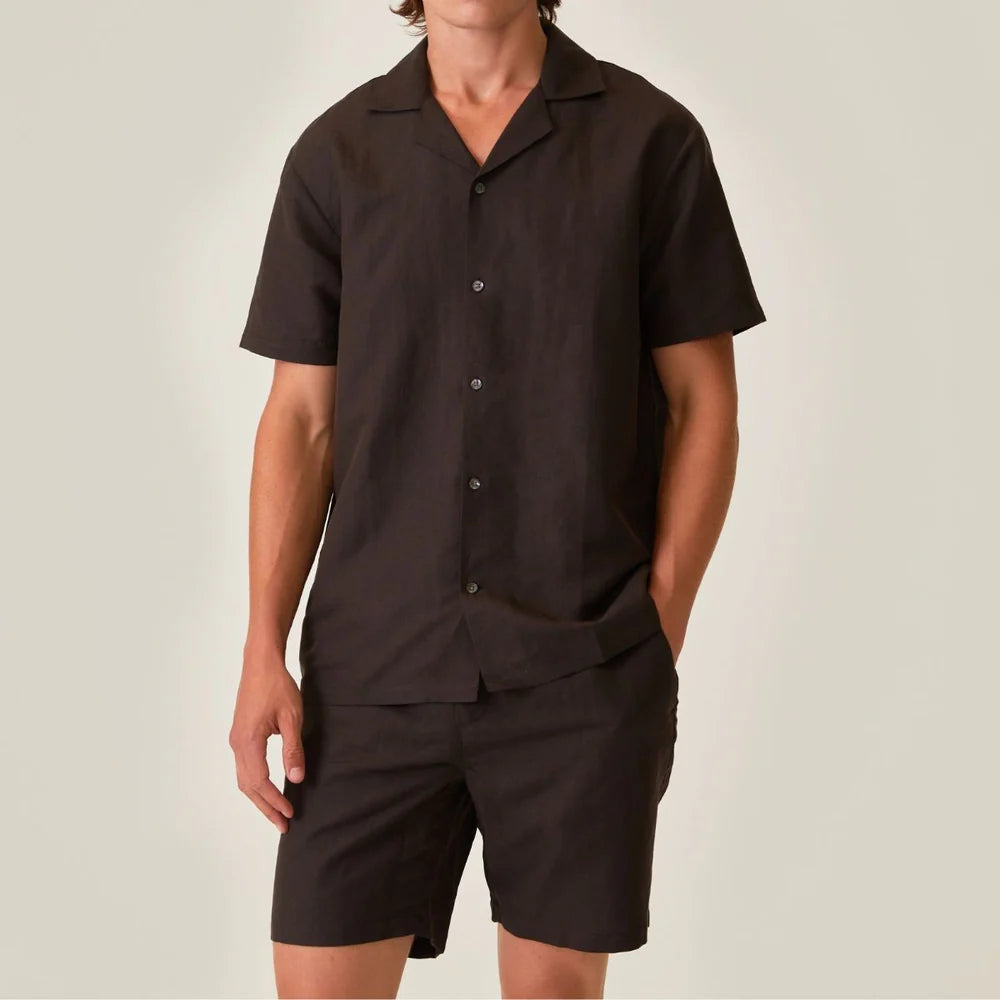 Wahts Shirt Korte Mouw - Bruin