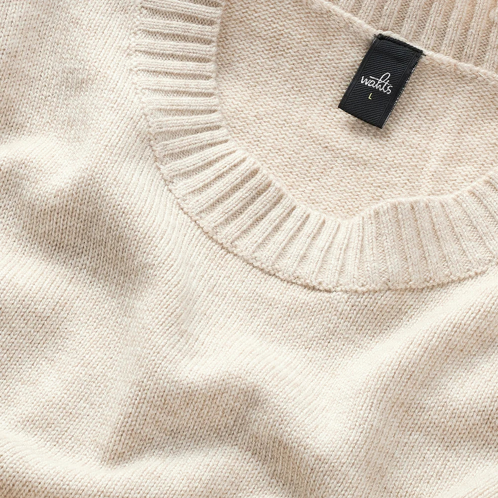 Wahts Trui Ronde Hals - Lichtbruin