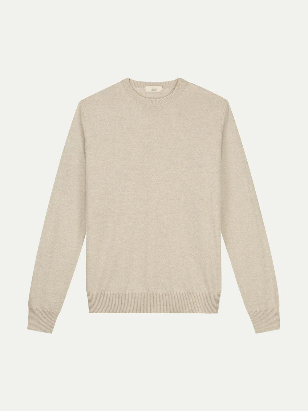Aurelien Trui Ronde Hals - Ecru