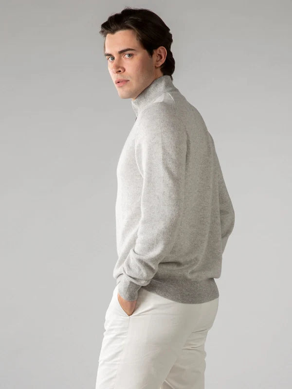 Aurelien Trui Turtle Neck - Lichtgrijs