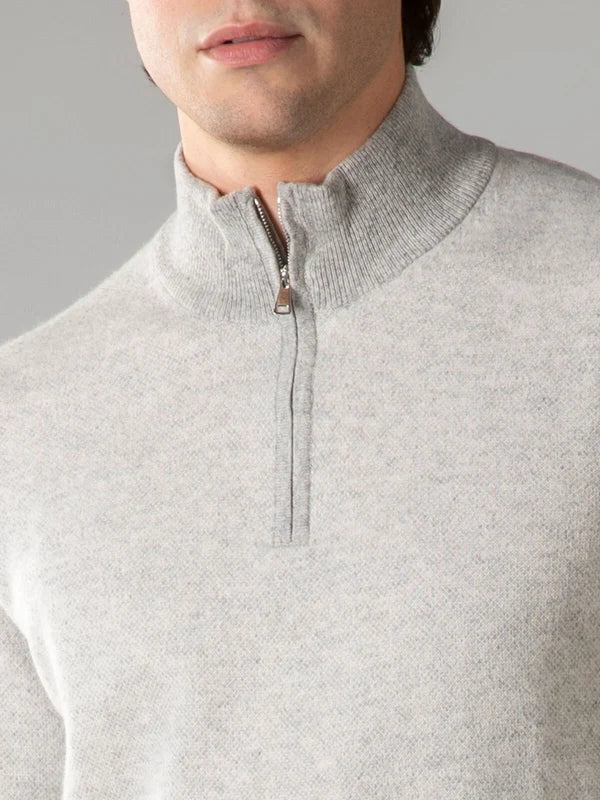 Aurelien Trui Turtle Neck - Lichtgrijs