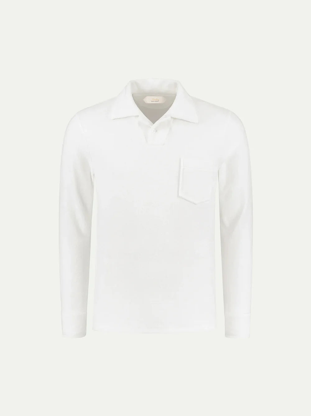 Aurelien Polo Shirt Lange Mouw - Wit