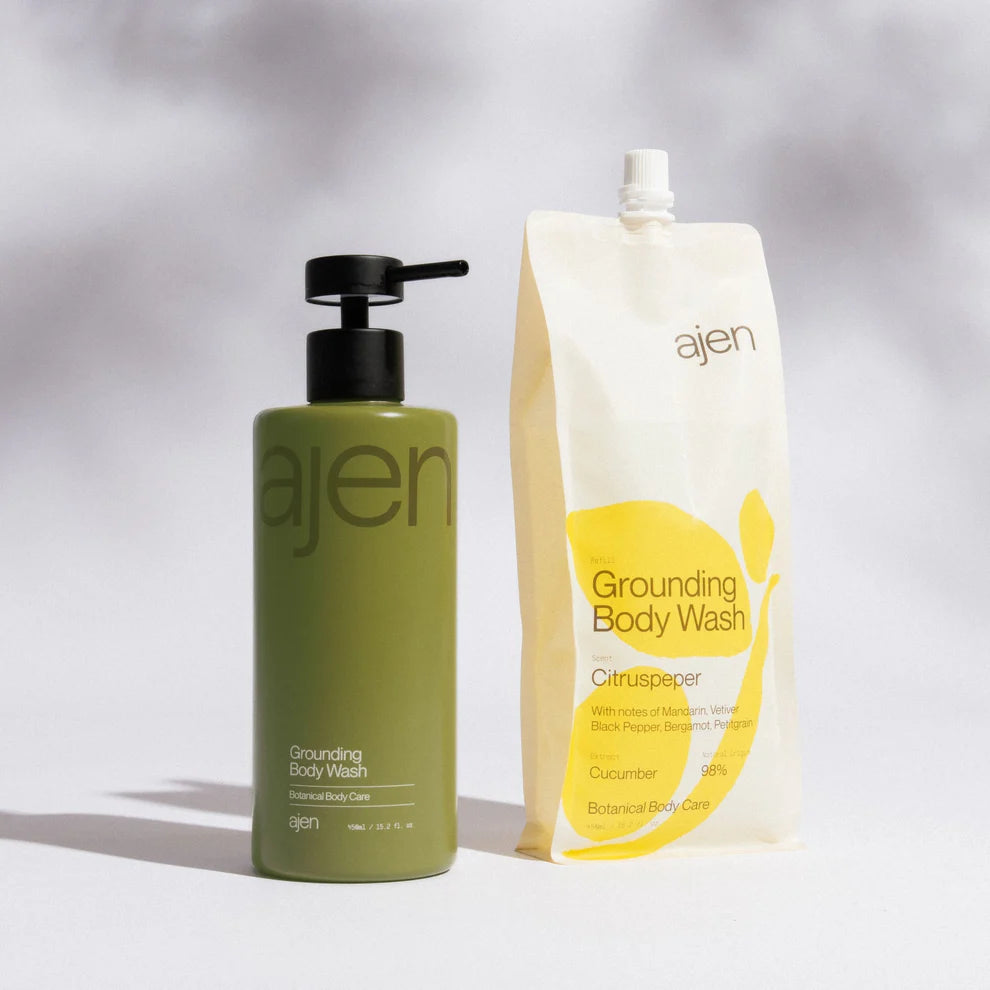 Ajen body wash starter set - Citrus peper