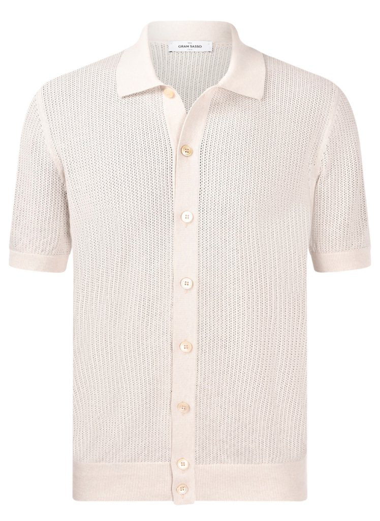 Gran Sasso Polo Shirt - Ecru