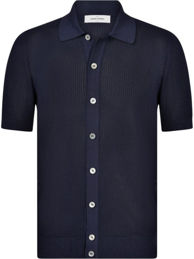 Gran Sasso Polo Shirt - Marine blauw