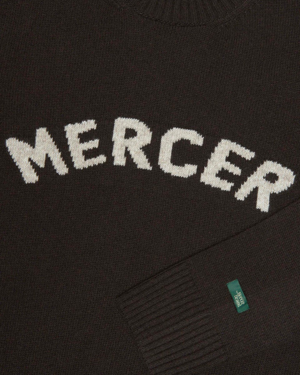 Mercer Trui Ronde Hals - Bruin