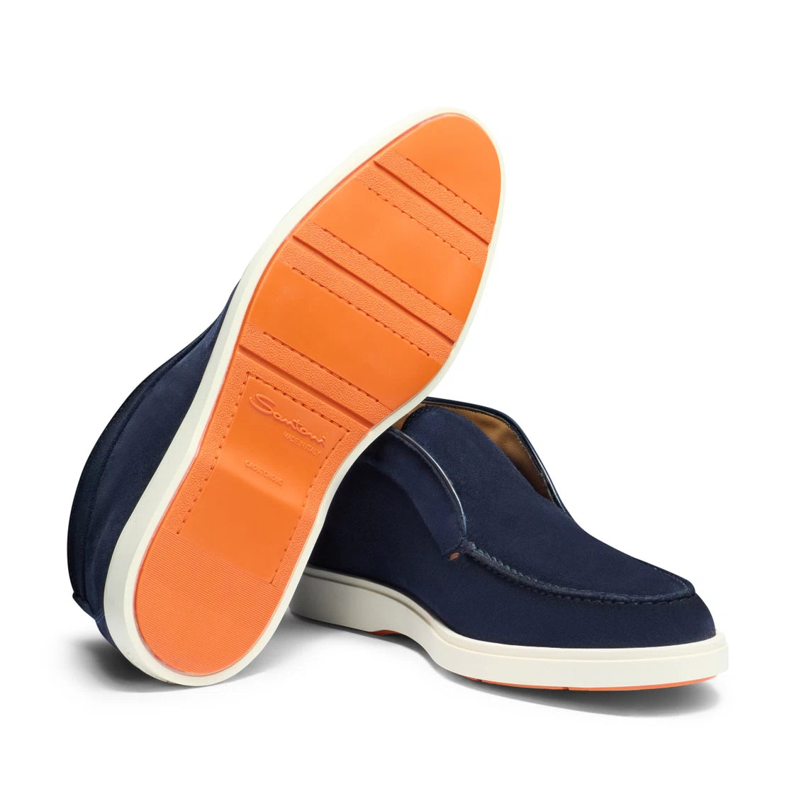 Santoni Schoenen - Marine blauw