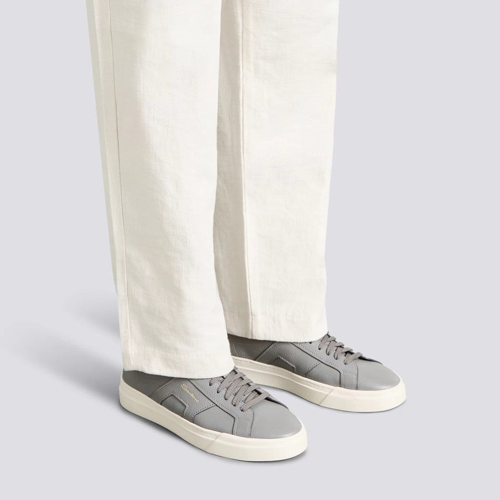 Santoni DB sneaker - Lichtgrijs