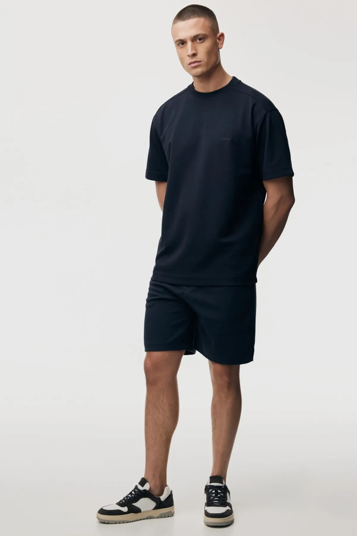 Genti T-shirt - Marine blauw