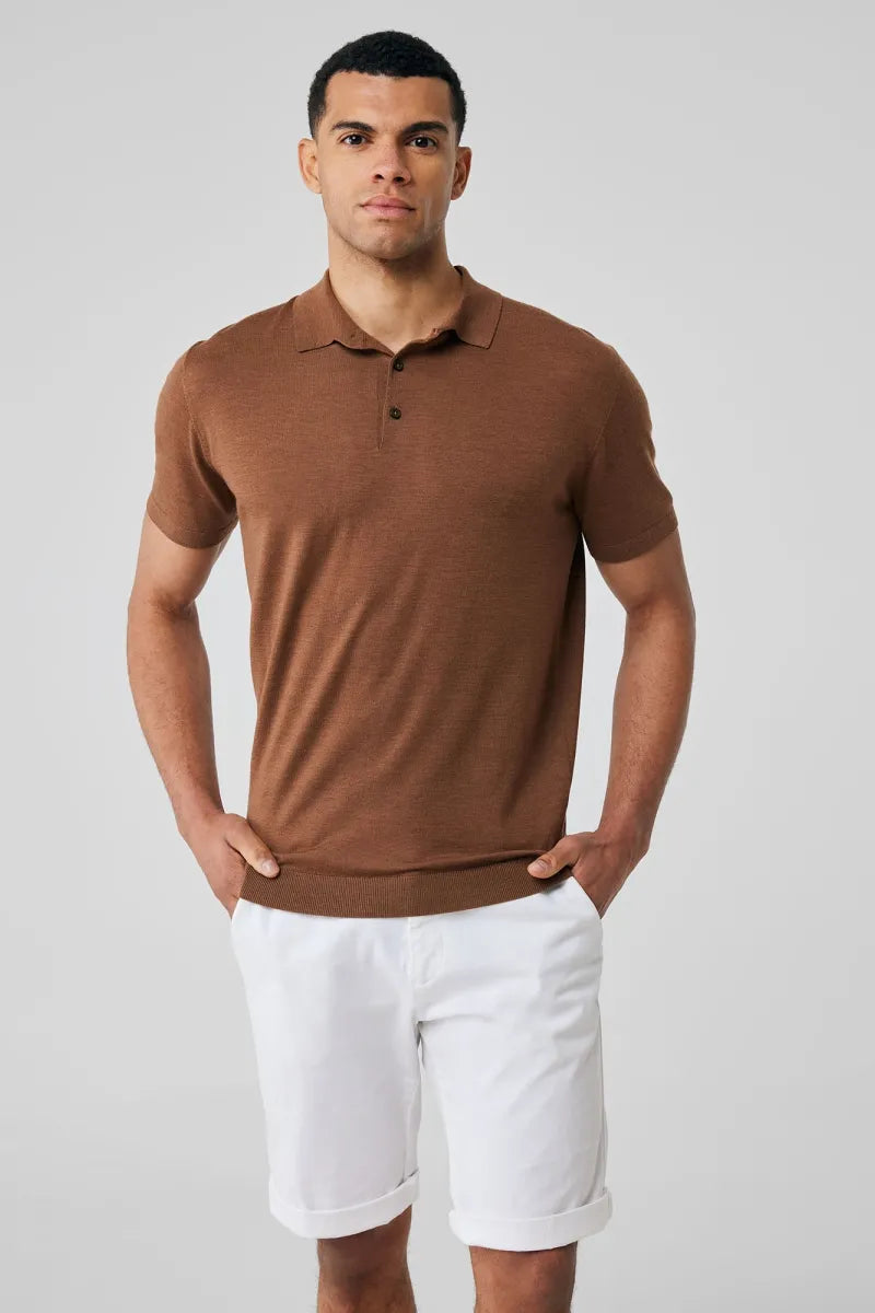 Gentiluomo Polo Shirt - Bruin