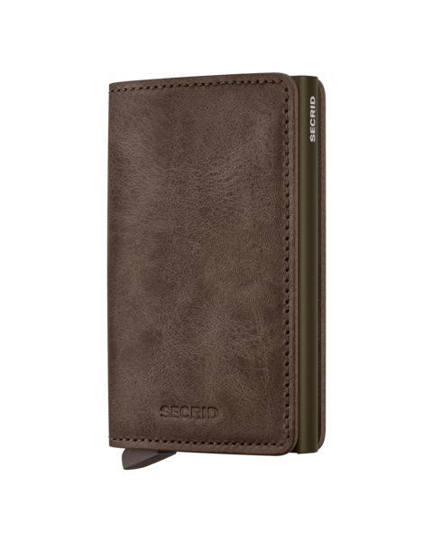 secrid slim wallet vintage oak