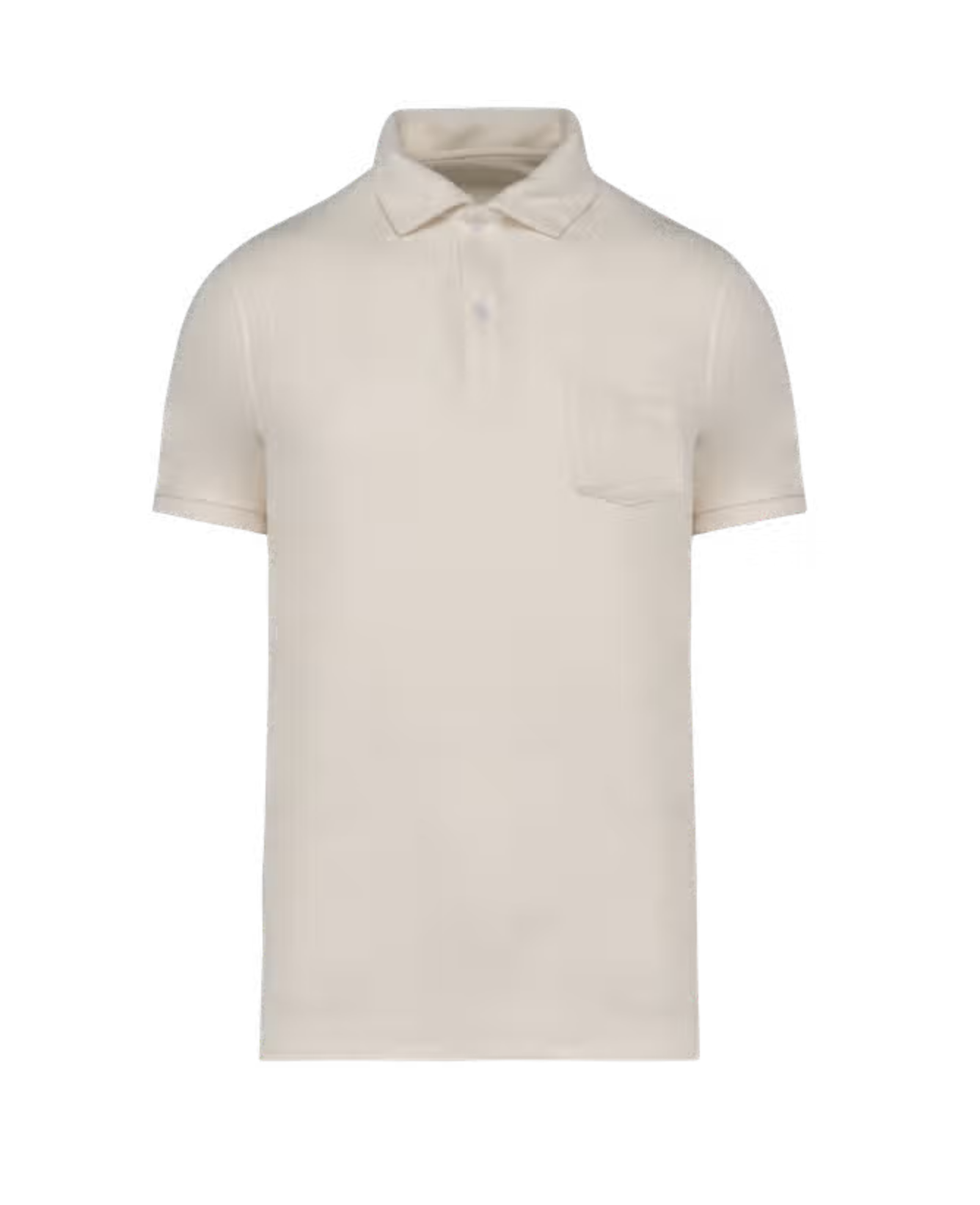 Wy badstof Polo Shirt - Ecru